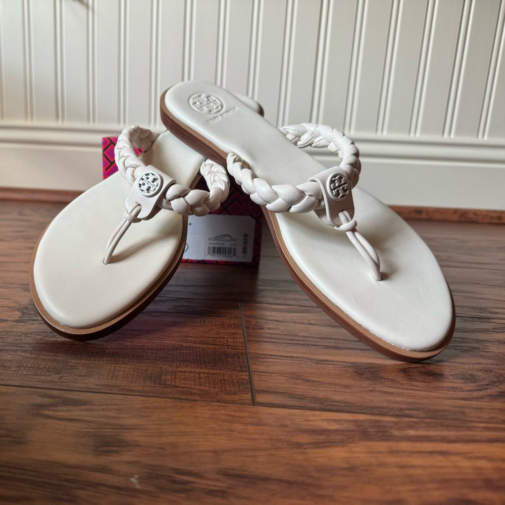 Tory Burch  braided benton thong.
